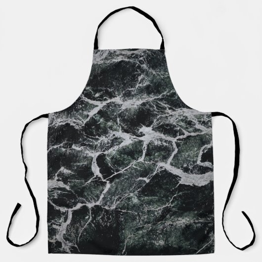 TABLIER PEINTURE GRIS ET NOIR (Recto)