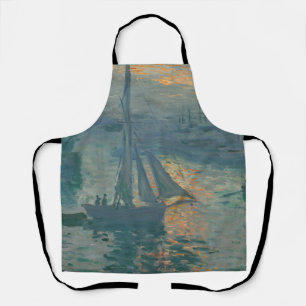 Tablier Peinture impressionniste marine du lever de soleil