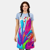 Tablier Peinture Liquide colorée (Porté)