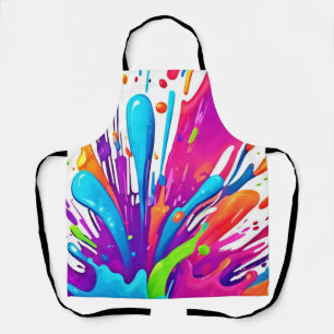 Tablier Peinture Liquide colorée