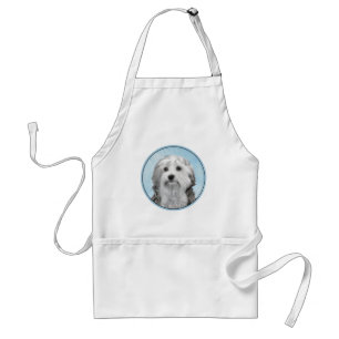 Tablier Peinture Lowchen - Cute Original Chien Art