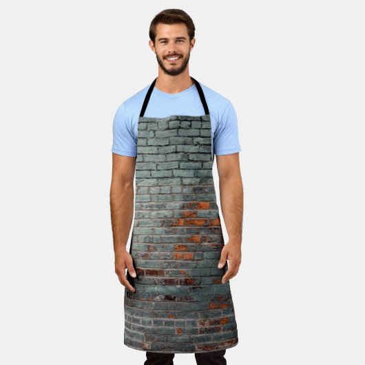 Tablier Peinture murale grise (Porté)