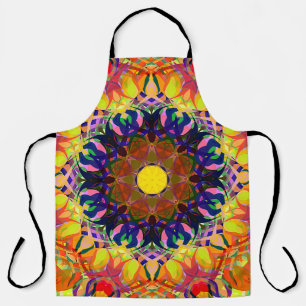 Tablier Peinture numérique magnifique Abstrait coloré sac