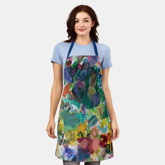 Tablier Peinture Palette d'angle un (Porté)