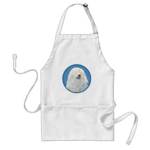 Tablier Peinture Puli - Cute Original Chien Art