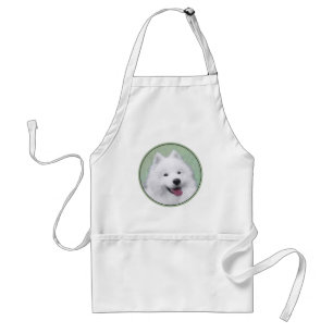 Tablier Peinture Samoyed - Cute Original Chien Art