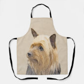 Tablier Peinture Silky Terrier - Cute Original Chien Art (Recto)