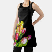 Tablier Peinture Tulip - Art Fleur original (Insitu)