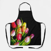 Tablier Peinture Tulip - Art Fleur original (Recto)