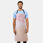 Tablier Peintures rose et orange (Porté)