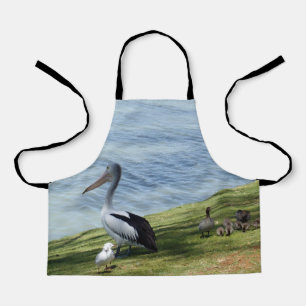 Tablier Pelican, Canards Et Mouettes, Enfants Plein Imprim