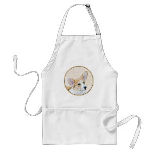 Tablier Pembroke Welsh Corgi Peinture - Art Chien original