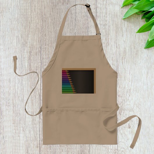 Tablier Pencils On A Blackboard Apron