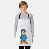 Tablier Penguin as Nerd with Glasses (Porté)