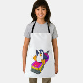 Tablier Penguin comme coiffeur avec Razor (Insitu)