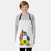 Tablier Penguin comme surfer avec Surfer (Porté)