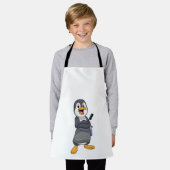 Tablier Penguin en coiffure avec peigne (Porté)
