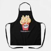 Tablier Pensées de Popcorn Mentalité Positive (Recto)