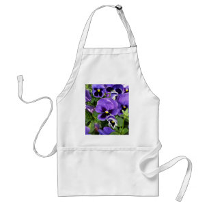 Tablier pensées violettes