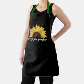 Tablier Pensez à vous, Sunflower Black Chef femmes (Insitu)