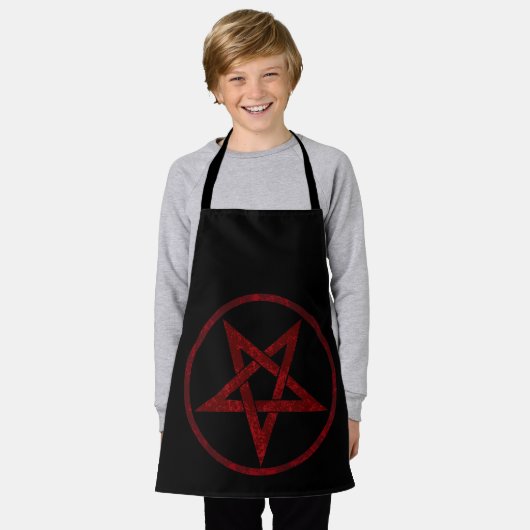 Tablier Pentagram Red Devil (Porté)