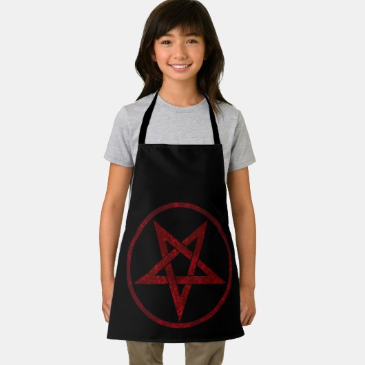 Tablier Pentagram Red Devil (Insitu)