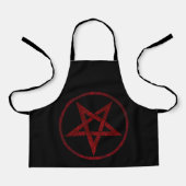 Tablier Pentagram Red Devil (Recto)