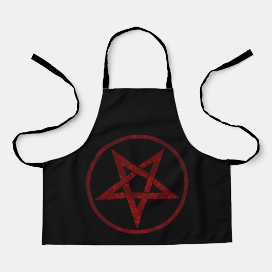 Tablier Pentagram Red Devil (Recto)