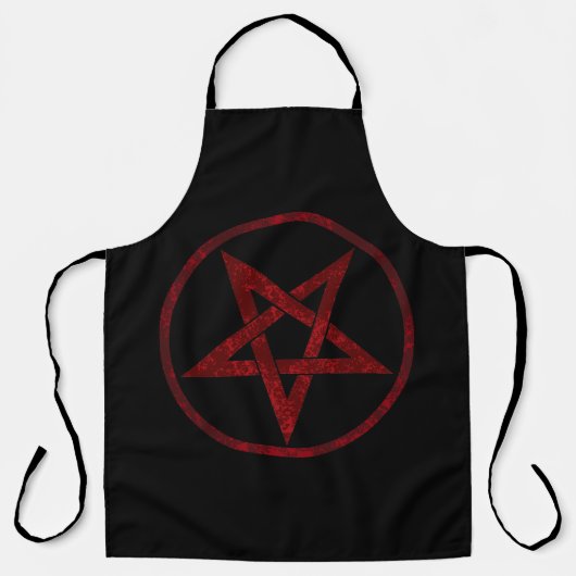 Tablier Pentagram Red Devil (Recto)