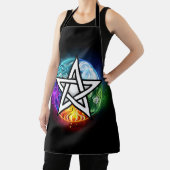 Tablier pentagramme wiccan (Insitu)