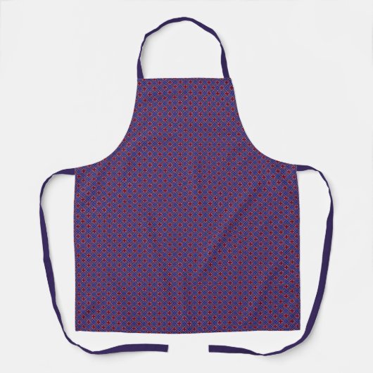 Tablier Pentas sur violet (Recto)
