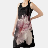 Tablier Peony Dark Wall : Peony Flower Design (Insitu)