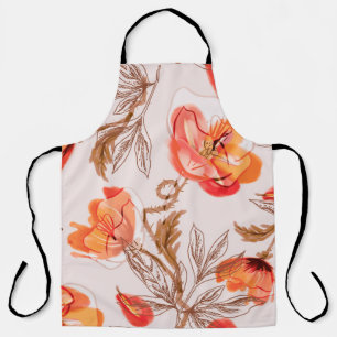 Tablier Pépites Fleurs Motif sans couture sur un backgr be