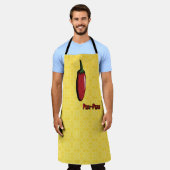 Tablier Pepper Peri-Peri Chili Pepper All-Over Imprimé Apr (Porté)