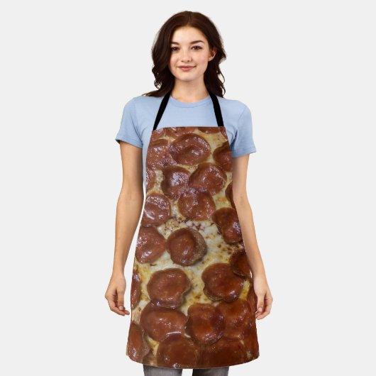 Tablier Pepperoni Pizza (Porté)