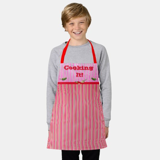 Tablier Peppers Kitchen Helper - Barbeque Time Apron (Porté)