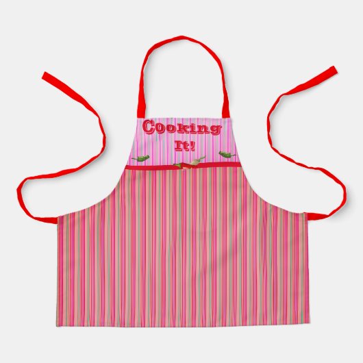 Tablier Peppers Kitchen Helper - Barbeque Time Apron (Recto)