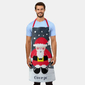 Tablier Père mignon personnalisé Noël Père Noël Père Noël (Porté)