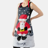 Tablier Père mignon personnalisé Noël Père Noël Père Noël (Insitu)