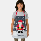 Tablier Père mignon personnalisé Noël Père Noël Père Noël (Insitu)
