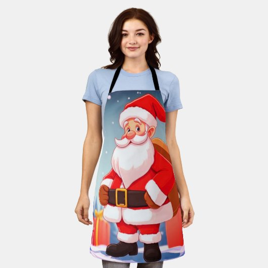 TABLIER PÈRE NOËL (Porté)
