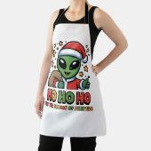 Tablier Père Noël Alien Drôle (Insitu)