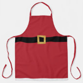 Tablier Père Noël amusant Noël simple (Recto)