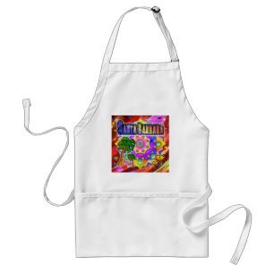 Tablier Père Noël Barbara Tropical Friends Apron