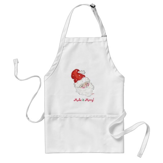 Tablier Père Noël Christmas Apron (Devant)