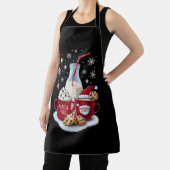 Tablier Père Noël Christmas Milk and Cookies Latte Family  (Insitu)