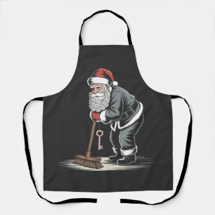 Tablier Père Noël Concierge Noël Santa Noël Gardien Xmas