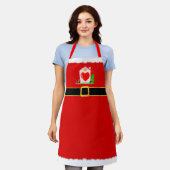 Tablier Père Noël de Noël moderne (Porté)