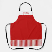 Tablier Père Noël Fêtes de Noël Personnalisées (Recto)