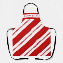 Père Noël Helper Red White Stripes Noël
